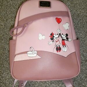 Disney Loungefly Mickey and Minnie Valentine’s Day Mini Backpack